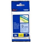 BROTHER TZE521 PTOUCH TAPE 9MM X 8MTR BLACK ON BLUE LAMINATED
