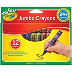 CRAYOLA 52 912 JUMBO CRAYONS 101 X 14MM PACK 12