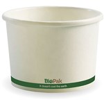 BIOPAK BIOBOWL BOWL 16OZ WHITE PACK 25