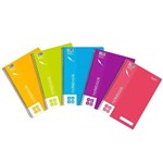 QUILL NOTEBOOK 70GSM PP 200 PAGES A5 ASSORTED