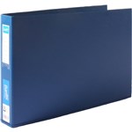 BANTEX 1268201 BINDER PVC A3 38MM 2D LANDSCAPE BLUE