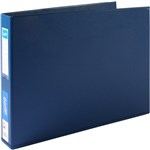 BANTEX 1268301 PVC BINDER A3 38MM 3D LANDSCAPE BLUE