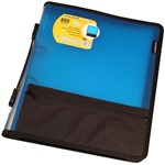 FOLDERMATE 20700 PP ZIPPER BINDER FOLIO A4 25MM 2O RING BLUE