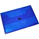 FOLDERMATE POP GEAR DOCUMENT WALLET PP HOOK AND LOOP CLOSURE FOOLSCAP BLUE
