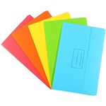 BANTEX 100852431 DOCUMENT WALLET 230GSM FOOLSCAP ASSORTED PACK 10