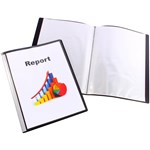 BEAUTONE 37715 INSERT DISPLAY BOOK A4 20 FIXED POCKET BLACK