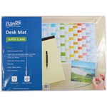 BANTEX 417308 DESK MAT TRANSPARENT 490X650MM