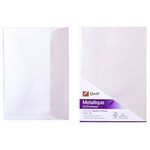 QUILL 100850065 C6 MATALLIQUE ENVELOPES MOTHER OF PEARL PACK 10
