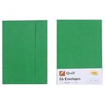 QUILL 93006 C6 COLOURED ENVELOPES EMERALD PACK 25