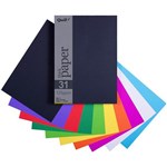 QUILL 100850446 COLOURED A5 COPY PAPER 125GSM ASSORTED PACK 250 SHEETS
