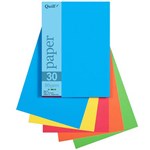 QUILL 95370 COLOURED COPY PAPER 80GSM A5 BRIGHT ASSORTED PACK 250