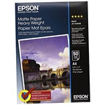 EPSON S041256 MATTE PHOTO PAPER HEAVY WEIGHT 154GSM A4 PACK 50