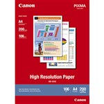CANON CHR101200 HIGH RESOLUTION SUPER QUALITY PHOTO INKJET PAPER A4 106GSM PK200