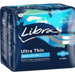 LIBRA PADS REGULAR WITH WINGS PACK 14