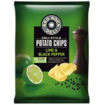 RED ROCK DELI CHIP LIME AND BLACK PEPPER 165GM