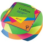 COLLINS CBSWL COLOUR MEMO PAD SWIRL BLOCK 85 X 85MM ASSORTED