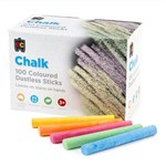 EC CC100 DUSTLESS CHALK ASSORTED BOX 100