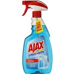 AJAX SPRAY N WIPE WITH TRIGGER TRIPLE ACTION GLASS CLEANER 500ML