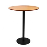 RAPIDLINE ESTILO DRY BAR TABLE 900MM DIA BEECH AND BLACK BASE