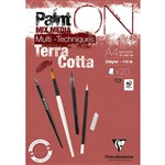 CLAIREFONTAINE PAINTON TERRACOTTA MULTI MEDIA PAD A4