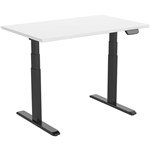 ERGOVIDA EED623D ELECTRIC SITSTAND DESK 1500 X 750MM BLACKWHITE