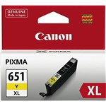 CANON CLI651XLY INK CARTRIDGE HIGH YIELD YELLOW