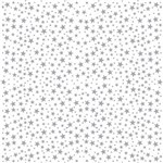 RAINBOW CLUB ROLL 80GSM 500MM X 60M PRINTED SILVER STAR