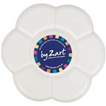 ZART PAINT PALETTE DAISY PLASTIC 6WELL WHITE