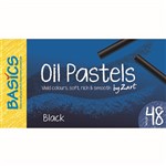 ZART BASICS OIL PASTELS BLACK PACK 48