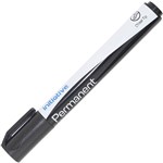 INITIATIVE PERMANENT MARKER CHISEL TIP  BLACK 