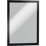 DURABLE 487201 DURAFRAME SIGN HOLDER WITH ADHESIVE BACKING A4 BLACK PK2