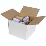 CUMBERLAND SHIPPING BOX 480 X 400 X 300MM WHITE