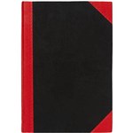 CUMBERLAND FCA4100 RED AND BLACK NOTEBOOK A4 200 PAGE FEINT RULED
