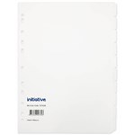 INITIATIVE DIVIDERS MANILLA A4 10 TAB WHITE