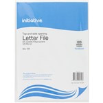 LETTER FILE A4 120 MICRON CLEAR PACK 100