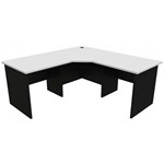 OXLEY CW1875 CORNER WORKSTATION 1800X1800X750MM 25MM TOPSIDE WHITEIRONSTONE