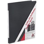 COLBY 257A4 REFILLABLE DISPLAY BOOK A4 20 POCKET BLACK