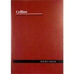 COLLINS A60 SERIES ACCOUNT BOOK DOUBLE LEDGER 60 LEAF A4 RED
