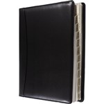 DEBDEN ELITE 1100U99 WIRO QUARTO DESKTOP DIARY DAY TO PAGE 1HR BLACK