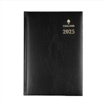 2025 COLLINS STERLING 184P99 DIARY A5 DAY TO PAGE 1HR BLACK