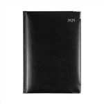 2025 COLLINS MANAGEMENT 189B99 DIARY A5 1 DAY PER PAGE BONDED LEATHER BLACK
