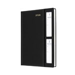 2026 COLLINS BELMONT 287WV99 A5 2 DAYS PER PAGE WINDOW FACED DIARY BLACK