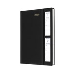2026 COLLINS BELMONT 287WV99 A5 2 DAYS PER PAGE WINDOW FACED DIARY BLACK