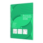 2026 COLLINS STUDENT DIARY WITH NOTES WEEK TO VIEW A5 GREEN