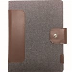 COLLINS CH2 COMPACT COMPENDIUM WITH NOTEPAD QUARTO 260 X 210MM MAGNETIC CLOSURE GREY