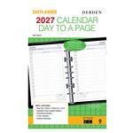 DEBDEN DK1100 DESK DAYPLANNER REFILL 7 RING 216X140MM DAY TO PAGE