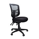 BURO METRO MESH HIGH BACK TASK CHAIR BLACK NYLON BASE BLACK