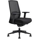 JIRRA SIDE CONTROL SYNCHRO HIGH MESH BACK ARMS BLACK