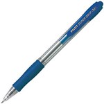 PILOT BPGP10R SUPER GRIP RETRAC BPOINT MEDIUM  BLUE
