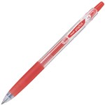 PILOT POPLOL RETRACTABLE GEL INK PEN 07MM RED BOX 12